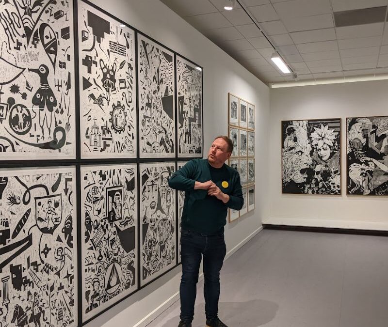 « Nos géantes » : Une exposition monumentale à découvrir au Centre de la Gravure et de l’Image imprimée à La Louvière